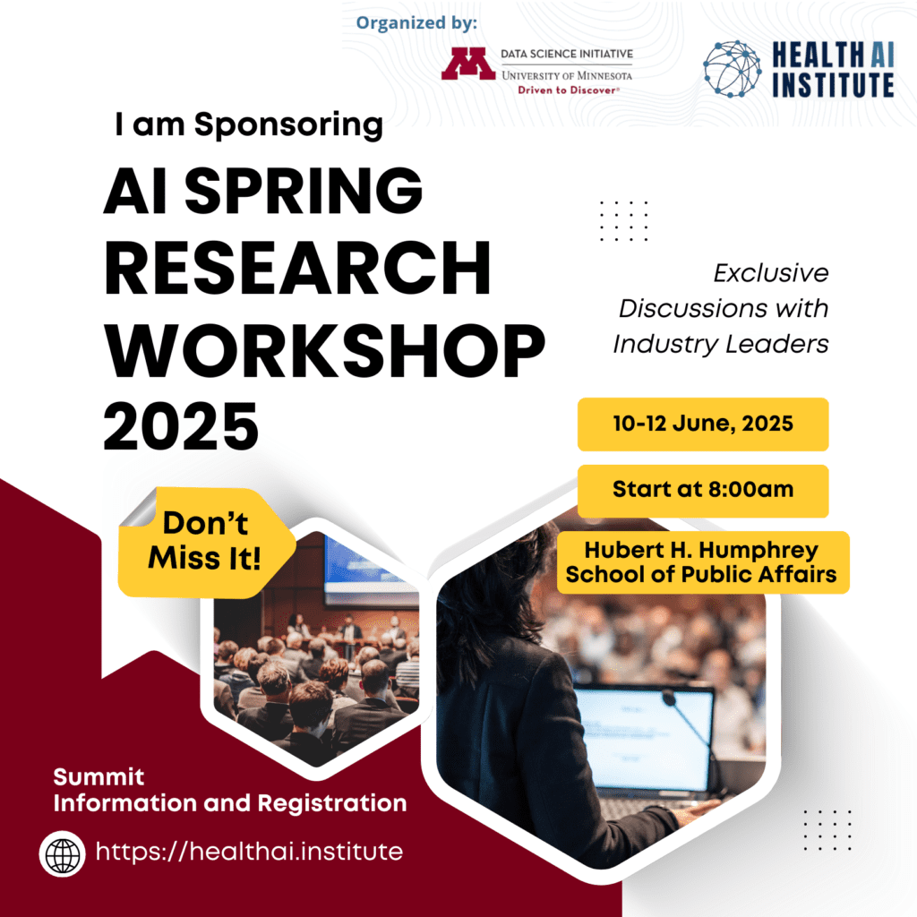 Iam sponsoring AI spring research workshop 2025